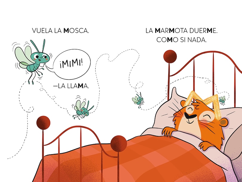 Sample content 2_PHONICS IN SPANISH - Una marmota muy dormilona / PHONICS IN SPANISH - A Very Sleepy Marmot