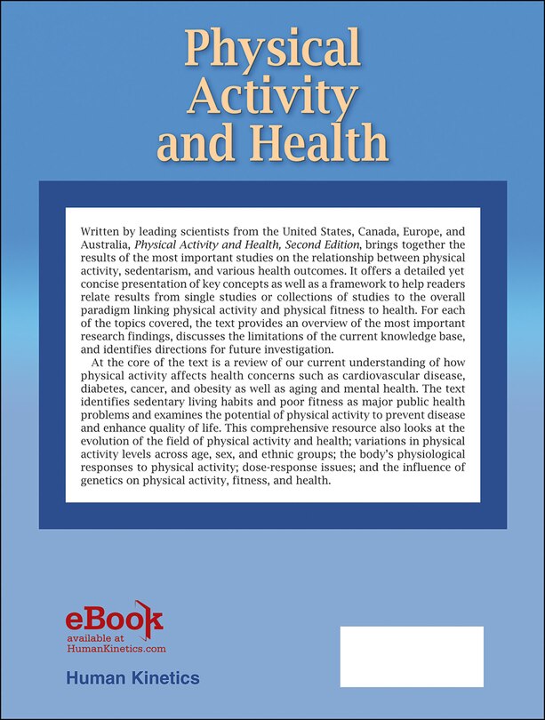 Couverture arri&egrave;re_Physical Activity And Health