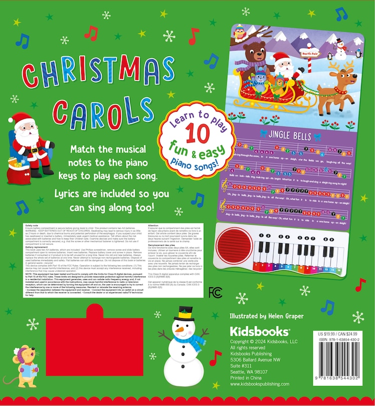 Couverture arrière_Piano Book: Christmas Carols