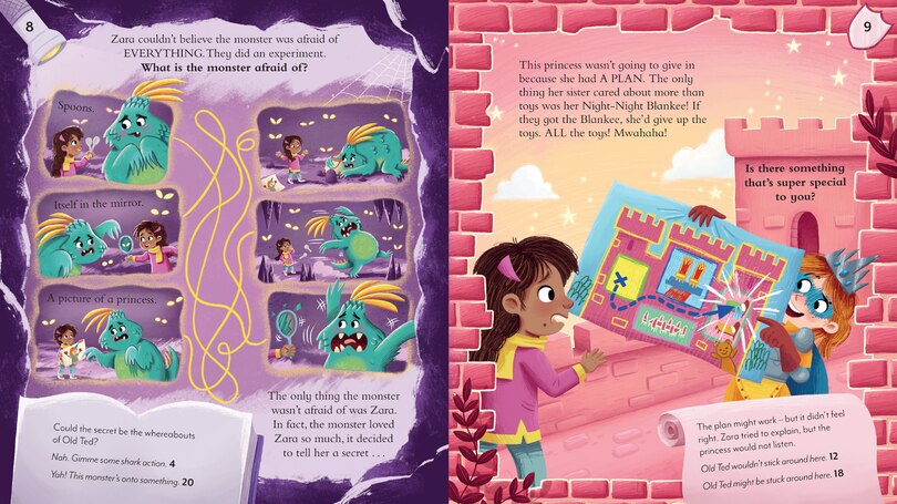 Aper&ccedil;u du contenu 2_Pick a Story: A Monster Princess Shark Adventure