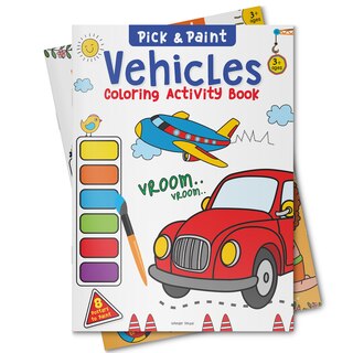 Aper&ccedil;u du contenu 3_Pick and Paint Coloring Activity Book&nbsp;For Kids: Vehicles