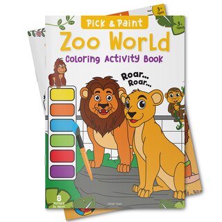 Aper&ccedil;u du contenu 3_Pick and Paint Coloring Activity Book&nbsp;For Kids: Zoo World