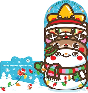 Aperçu du contenu 2_Christmas Cuties: A Shaped Holiday Board Book with Foil (Adorable Christmas Gift or Stocking Stuffer) (Piggyback Pals)