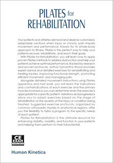 Back cover_Pilates For Rehabilitation