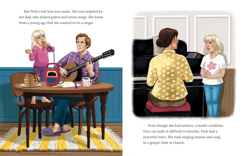 Aper&ccedil;u du contenu 2_Pink: A Little Golden Book Biography