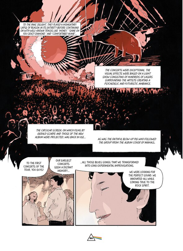 Aper&ccedil;u du contenu_Pink Floyd in Comics!