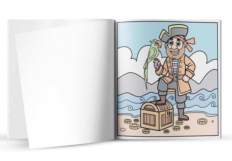 Aper&ccedil;u du contenu 2_Pirates Magic Coloring Book
