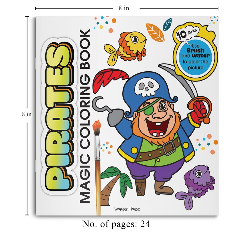 Aper&ccedil;u du contenu 4_Pirates Magic Coloring Book