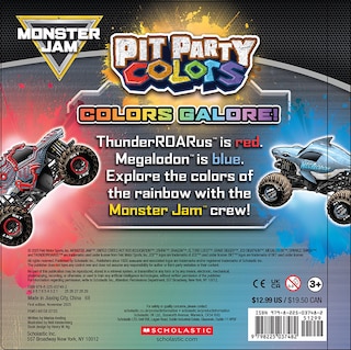 Back cover_Pit Party Colors (Monster Jam Interactive Board Book with Tabs)