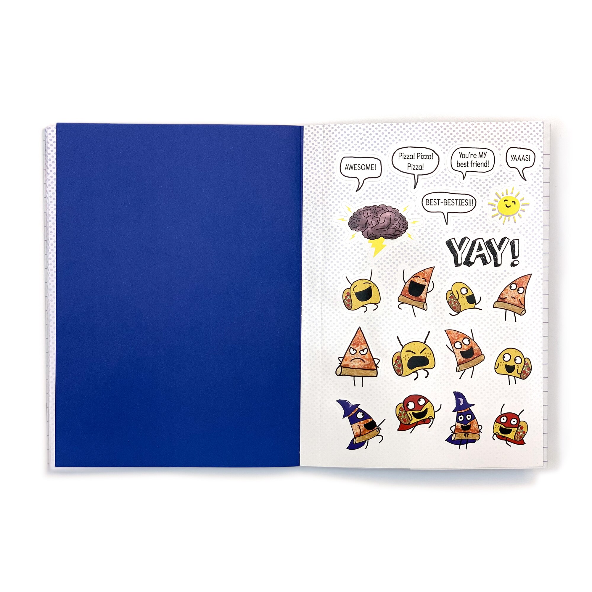 Pizza And Taco: Draw Your Own Comic!: Stickers Inside! [an