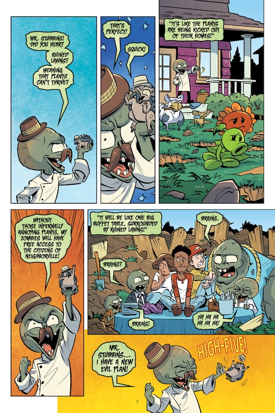 Sample content 3_Plants vs. Zombies Zomnibus Volume 4