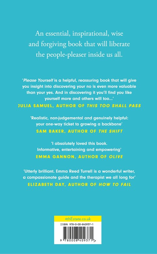 Couverture arrière_Please Yourself: How to Stop People-Pleasing and Transform the Way You Live