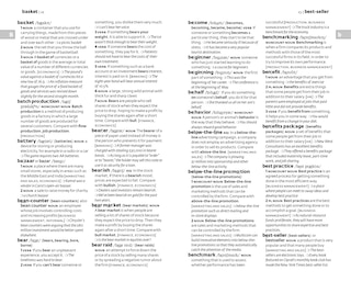Sample content_Pocket Business English Dictionary: 4000 essential business terms (Collins Business Dictionaries)