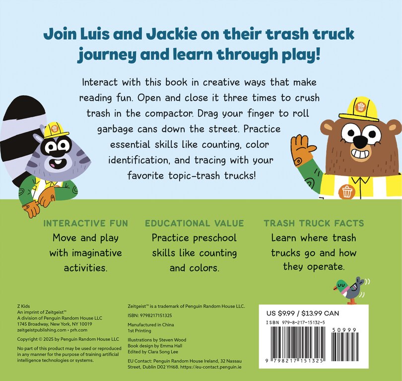 Back cover_Point & Play: Trash Trucks