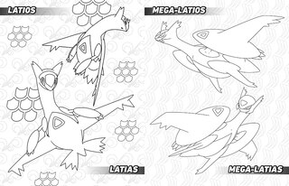 Aper&ccedil;u du contenu_Pok&eacute;mon. Aventuras para colorear: legendarios y singulares / Pok&eacute;mon Coloring Adventures #2: Legendary & Mythical Pok&eacute;mon