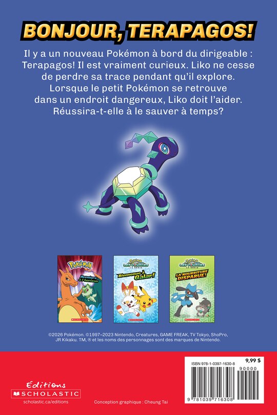 Couverture arri&egrave;re_Pok&eacute;mon : Bienvenue &agrave; bord!
