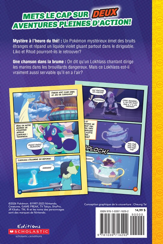 Couverture arri&egrave;re_Pok&eacute;mon : N&deg; 7 - &Agrave; la recherche de Lokhlass