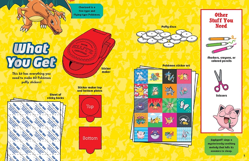 Sample content_Pokemon Color-In 3D Stickers