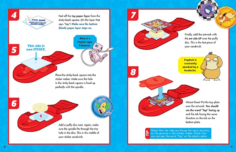 Sample content 3_Pokemon Color-In 3D Stickers