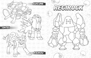 Sample content 2_Pokémon. Aventuras para colorear: legendarios y singulares / Pokémon Coloring Adventures #2: Legendary & Mythical Pokémon