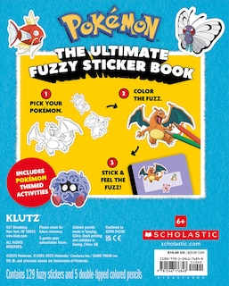 Couverture arrière_Pokémon Color Your Own Fuzzy Stickers