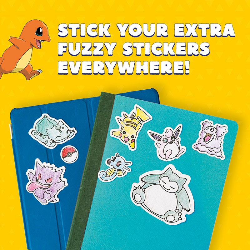 Aperçu du contenu 2_Pokémon Color Your Own Fuzzy Stickers