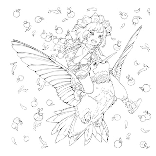 Sample content 2_Pop Manga Paint and Ink Coloring Book