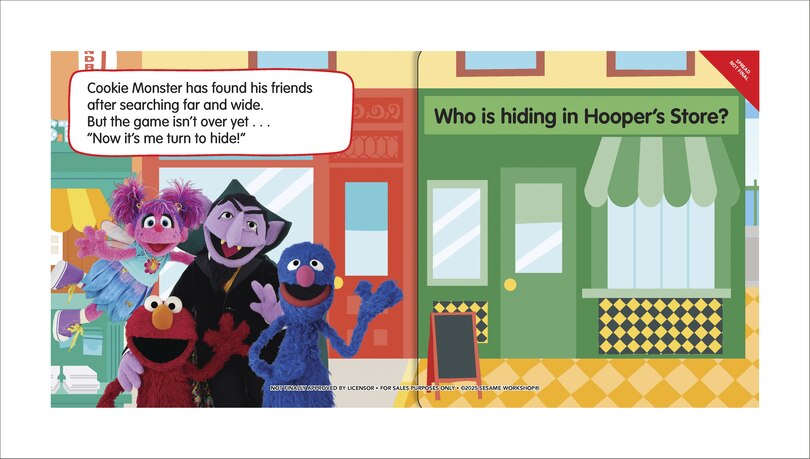Sample content_Pop-Up Peekaboo! Sesame Street Cookie Monster