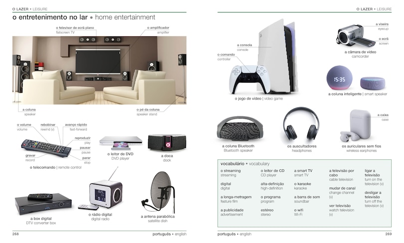 Aper&ccedil;u du contenu_Portuguese - English Bilingual Visual Dictionary