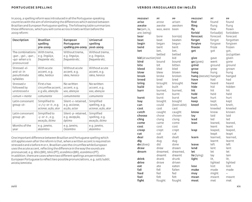 Aper&ccedil;u du contenu 4_Portuguese Essential Dictionary