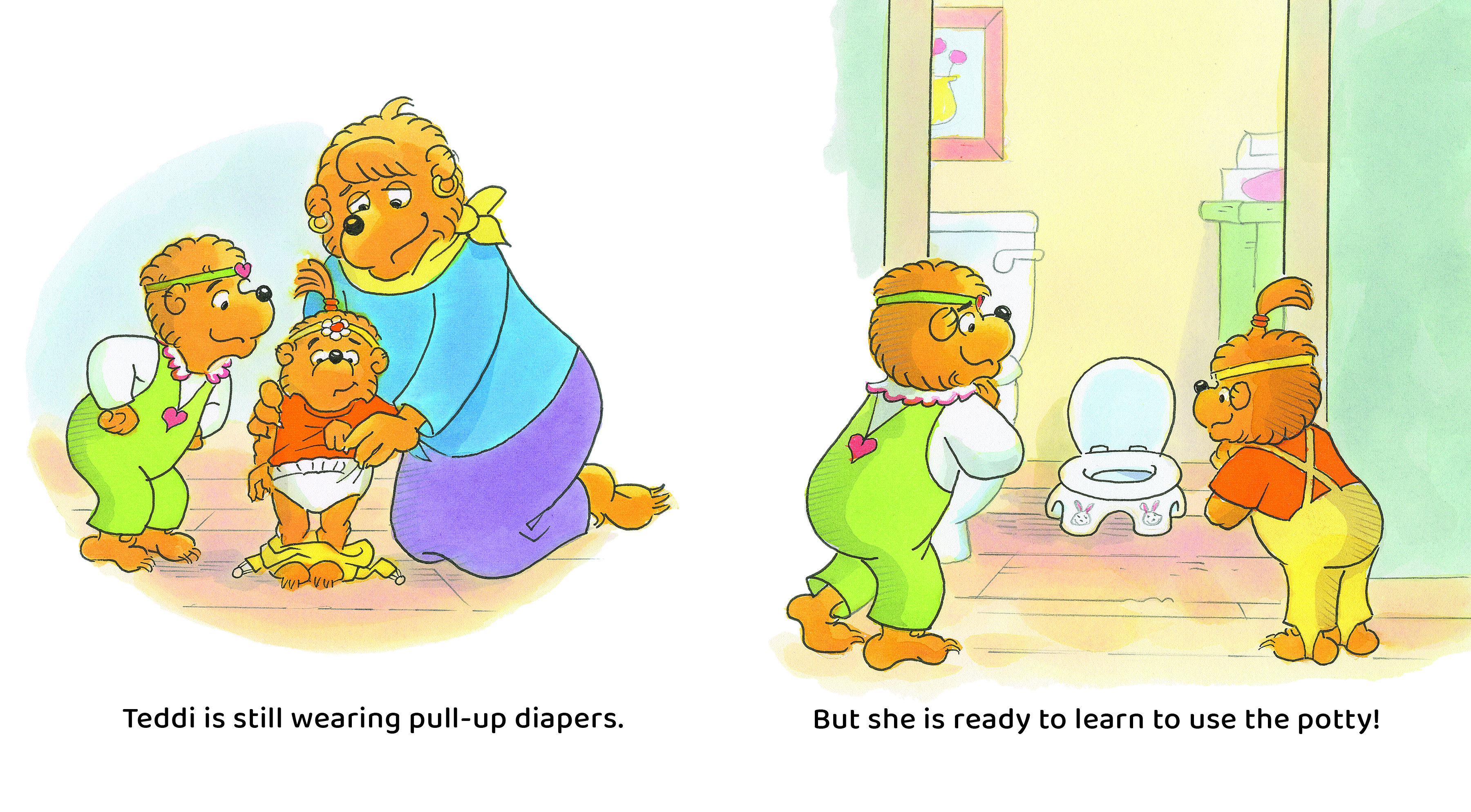 Aperçu du contenu_Potty Time (Baby Berenstain Bears)