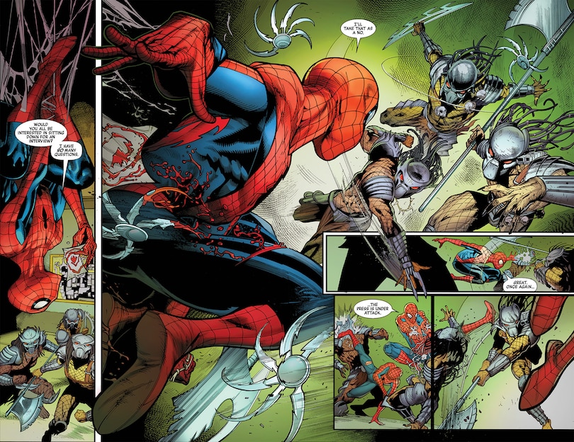 Sample content_PREDATOR VS. SPIDER-MAN