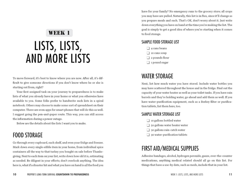 Sample content 3_Prepper's Long-Term Survival: Countdown to Preparedness