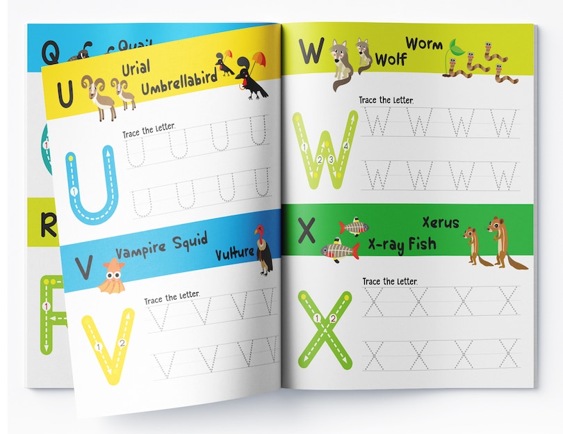 Aper&ccedil;u du contenu_Preschool Activity Book: ABC - Capital Letters Tracing Book For Kids