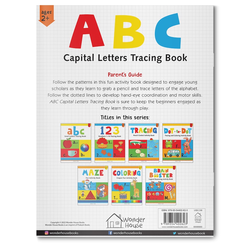 Aper&ccedil;u du contenu 5_Preschool Activity Book: ABC - Capital Letters Tracing Book For Kids
