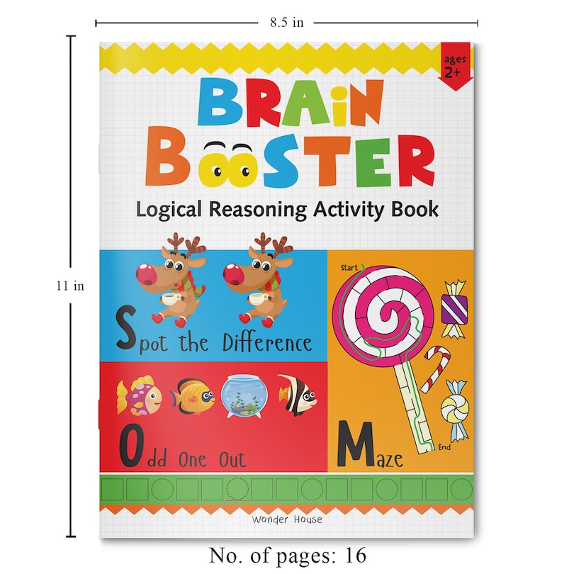 Aper&ccedil;u du contenu 4_Preschool Activity Book: Brain Booster - Logical Reasoning Activity Book For Kids