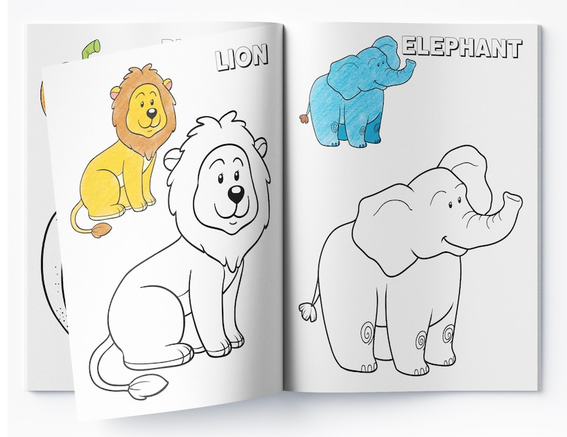 Aper&ccedil;u du contenu_Preschool Activity Book: Coloring - Crayon Fun Activity Book For Kids