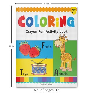 Aper&ccedil;u du contenu 4_Preschool Activity Book: Coloring - Crayon Fun Activity Book For Kids
