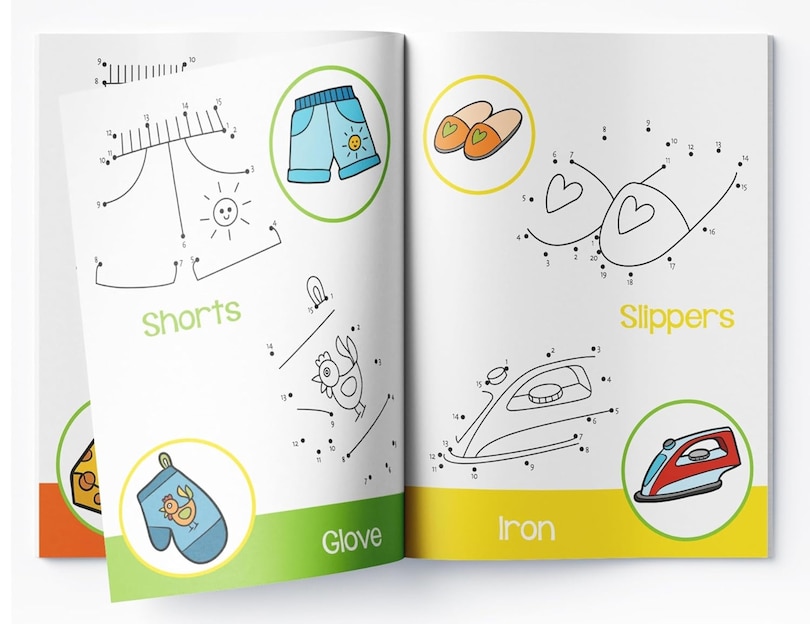 Aper&ccedil;u du contenu 2_Preschool Activity Book: Dot-To-Dot - Tracing and Coloring Activity Book For Kids