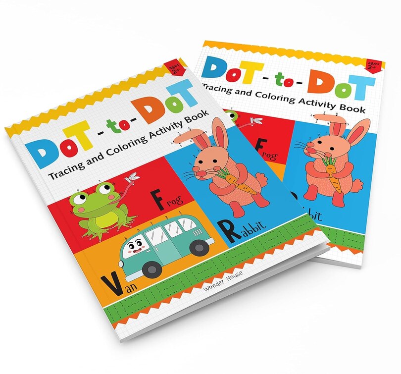 Aper&ccedil;u du contenu 3_Preschool Activity Book: Dot-To-Dot - Tracing and Coloring Activity Book For Kids