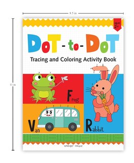 Aper&ccedil;u du contenu 4_Preschool Activity Book: Dot-To-Dot - Tracing and Coloring Activity Book For Kids