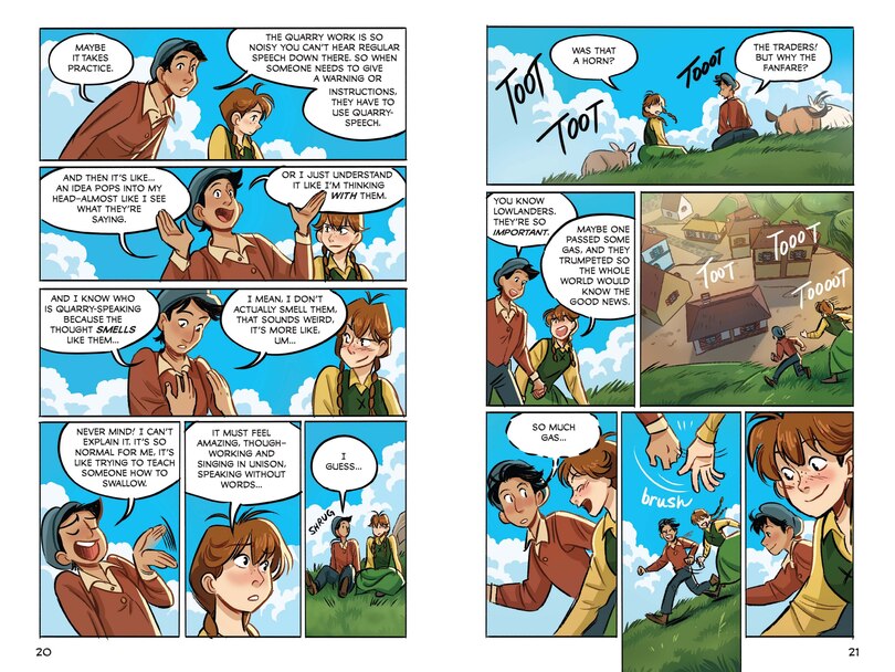 Aper&ccedil;u du contenu 2_Princess Academy graphic novel