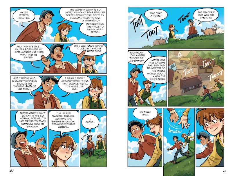 Sample content 2_Princess Academy graphic novel