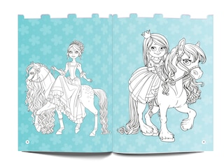 Aper&ccedil;u du contenu_Princesses - Coloring and Sticker Activity Book (With 150+ Stickers)