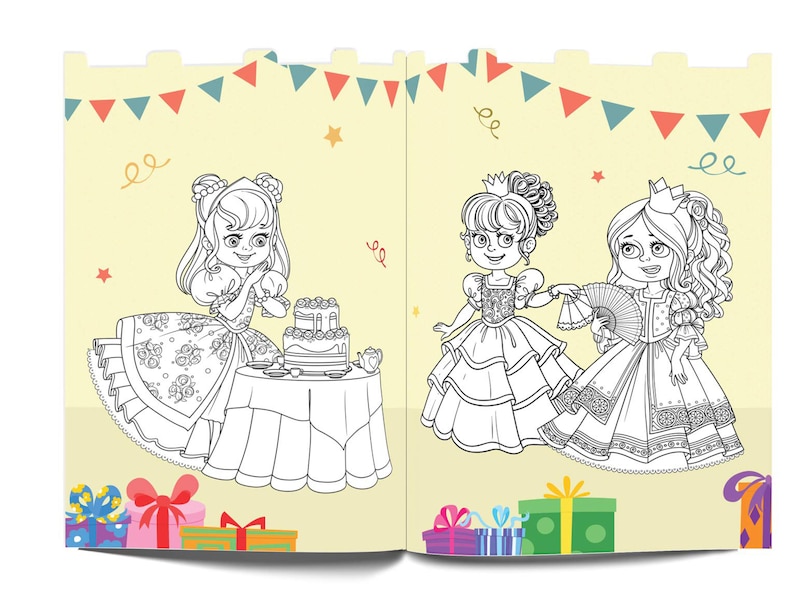 Aper&ccedil;u du contenu 2_Princesses - Coloring and Sticker Activity Book (With 150+ Stickers)
