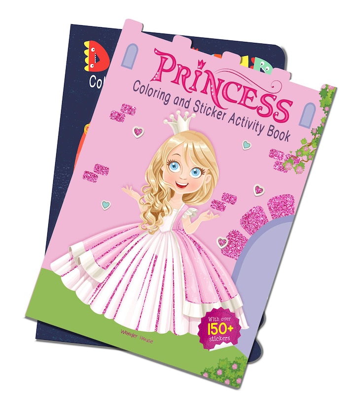 Aper&ccedil;u du contenu 3_Princesses - Coloring and Sticker Activity Book (With 150+ Stickers)