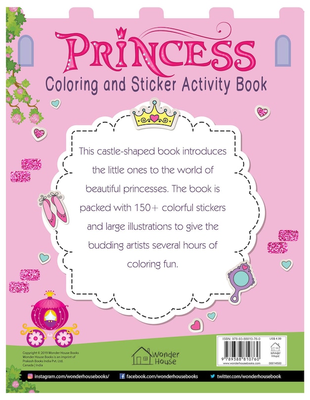 Aper&ccedil;u du contenu 5_Princesses - Coloring and Sticker Activity Book (With 150+ Stickers)