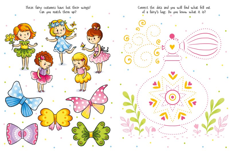 Aper&ccedil;u du contenu_Princesses, Mermaids & Unicorns Activity Book