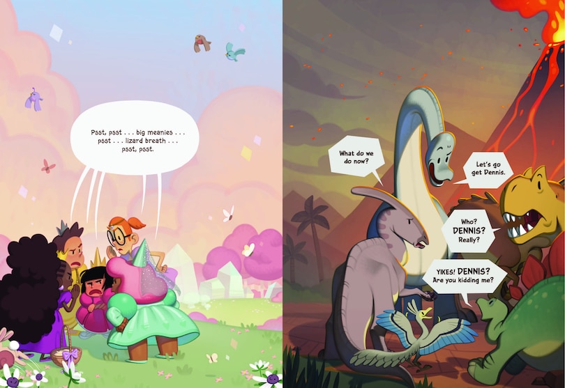 Sample content_Princesses Versus Dinosaurs