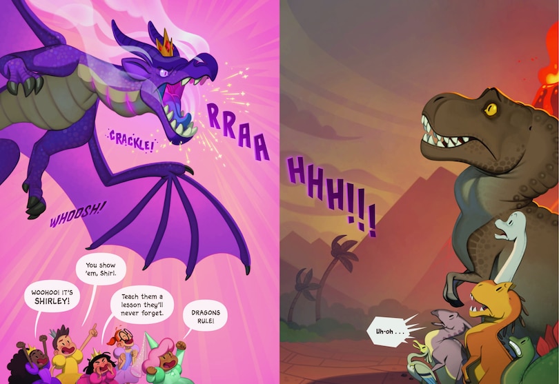 Sample content 4_Princesses Versus Dinosaurs